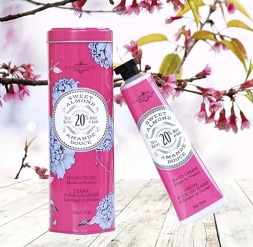 La Chatelaine Shea Butter Hand Cream Sweet Almond 70ml Gift Tin Made in France