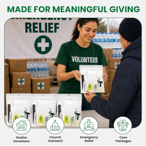 Moda West Bulk 24 Hygiene Kits for Travel, Charitable Giving & Personal Use