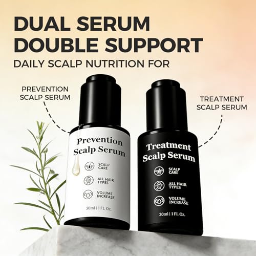 Hair Growth Serum Bundle - Plant-Based Scalp Care Duo