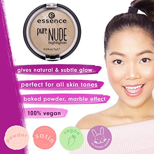 Natural Radiance Highlighter - Baked Satin Finish, Vegan Cruelty-Free Makeup