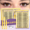 Fyonas Flick Kit Manga Lash Clusters - Natural Cat Eye Lash Extensions with Spikes