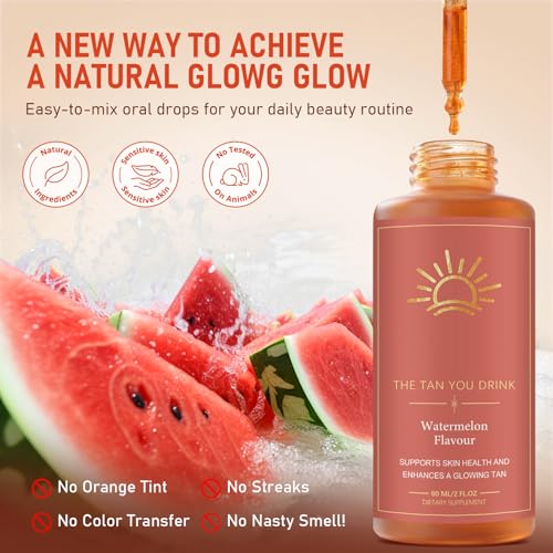 Glow Drops Tanning - Natural Self-Tanning Drops, 2x60ml