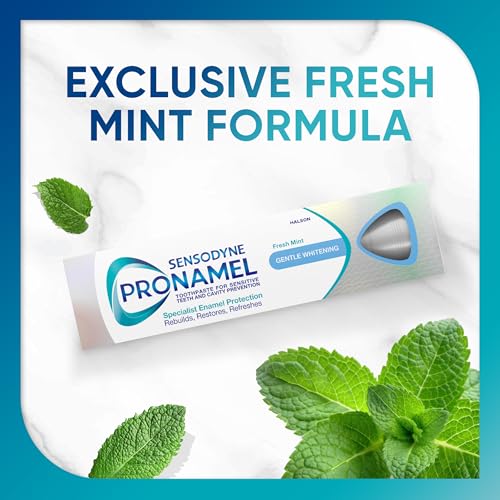 Sensodyne Pronamel Gentle Whitening Toothpaste, Fresh Mint - 4 oz (4 Pack)