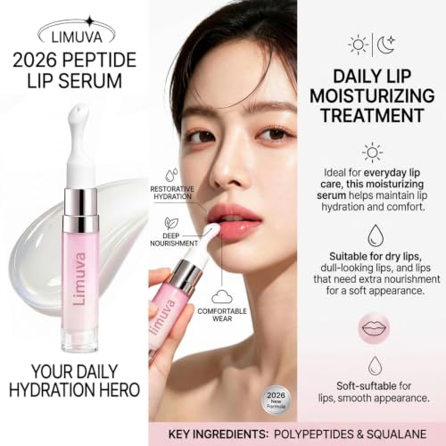 Brightening Lip Serum & Treatment Balm - Hydrating Pink Gloss