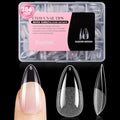 Beetles Almond Gel Nail Tips - 384pcs Pre-Etched Medium Set