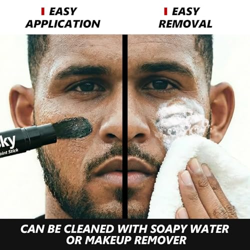 Eye Black Sports Stick 10 Pack - Water-Resistant Face Paint