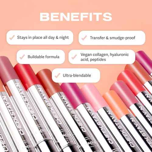 Sacheu Cheek STAY-N Liquid Blush for Cheeks ? High Pigment, Buildable, Lightweight Cream Blush for Dewy & Radiant Flushed Cheeks ? Long-lasting & Cruelty Free, I'm Guilty