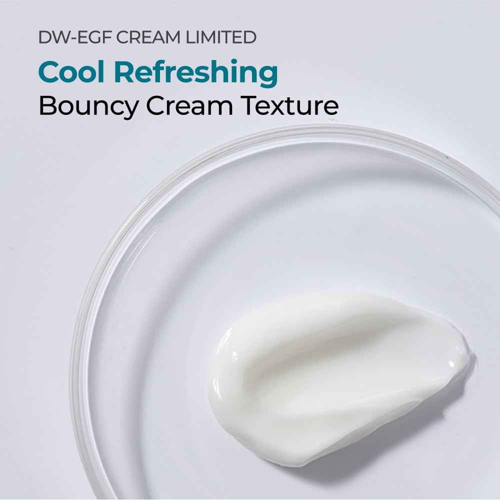 EASYDEW DW-EGF Cream Limited 2.36 oz - Anti-Aging Moisturizer with Human Epidermal Growth Factor & Hyaluronic Acid Collagen to Rejuvenate & Regenerate Cells, Softer Skin, Light weight Refreshing Cream
