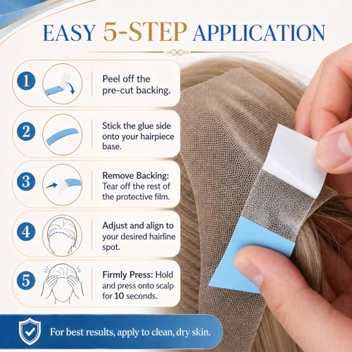 224pcs Double Sided Wig Tape | Waterproof Lace Front Adhesive
