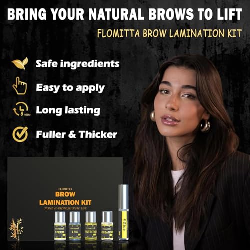 Eyebrow Lamination Kit | DIY Brow Lift & Shaping | Flomitta