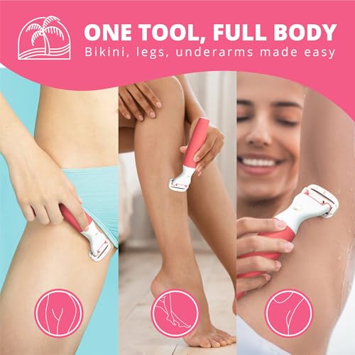 PalmPerfect Clio Trimmer for Women with Precision Razor, Female Pubic Hair Electric Shaver for Smooth Grooming, Leg Hair Trimmer Women Love, Compact Clio Shaver for Bikini, Arms, and Body Touch-Ups