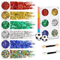 Team Colors Body Glitter Set - 6 Vibrant Shades