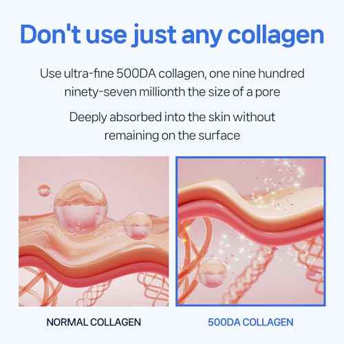 DERMAFIX HYALCOLLAGEN Hydrolyzed Collagen Face Masks, Moisturizing and Vitalizing, 23g each, Value Pack of 8