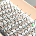 Silver Glitter Lash Extensions 11-16mm Faux Mink 120pcs