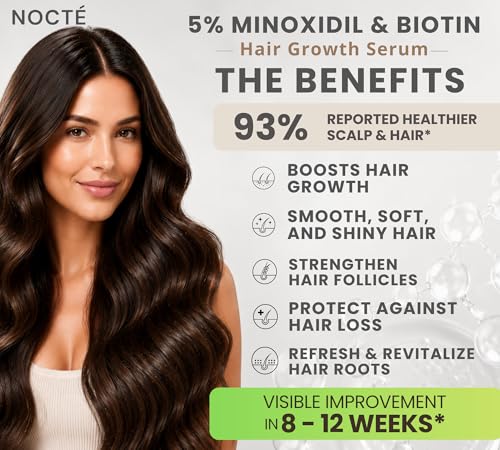 Nocte 5% Minoxidil Hair Regrowth Spray for Men & Women