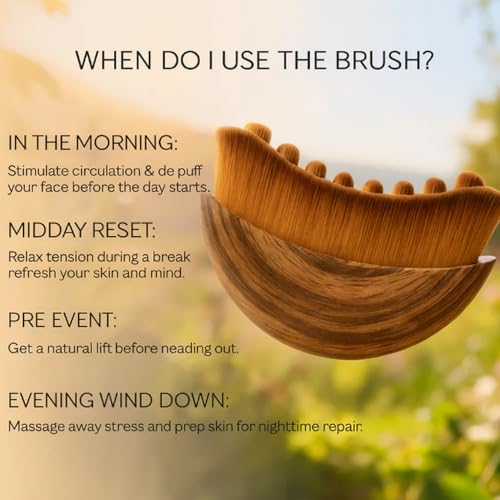 Aeki Lymphatic Contour Face Brush - Reduce Puffiness & Sculpt