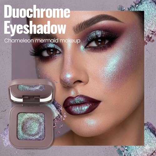 Erinde Duochrome Shimmer Eyeshadow - Holographic Color Shift