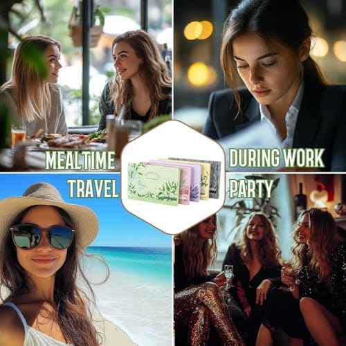 5 Packs Oil Blotting Sheets for Face - MAQIHAN 5 Scents,750 Counts Oil Absorbing Sheets Blotting Paper for Oily Control Skin Paper Face Oil Sheets Premium Bamboo Charcoal Blotter Paper for Women