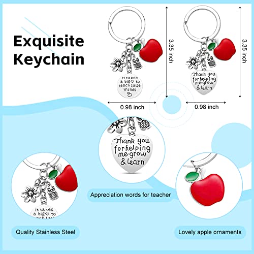 UAREHIBY 12 PCS Teacher Appreciation Gifts in Bulk,20 OZ Wine Tumbler Thank You Gifts for Women Men,Teacher Appreciation Week Gift with Keychain,Best End of Year Gift with Cosmetic Bag