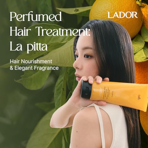 LA'DOR La Pitta Hair Treatment Mask, Nourishing Protein & Ceramides for Damaged Hair - 12.85 Fl Oz