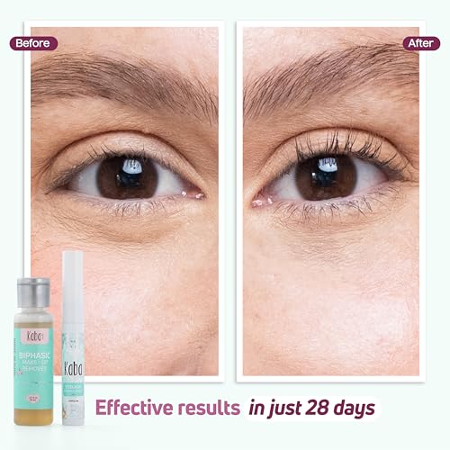 Kaba Eyelash Growth Serum for Longer Thicker Lashes - 30 Days Natural Boost
