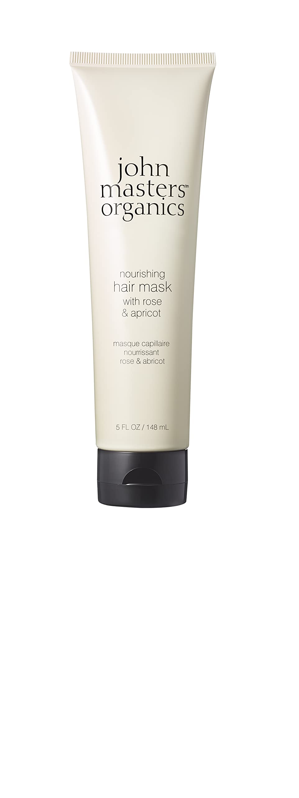 John Masters Organics – Nourishing Hair Mask | Rose and Apricot | Deep Conditioning Hair Mask | Scalp Treatment | Avocado | Silicone & Paraben Free | Cruelty Free| Haircare for Men & Women (5 oz.)