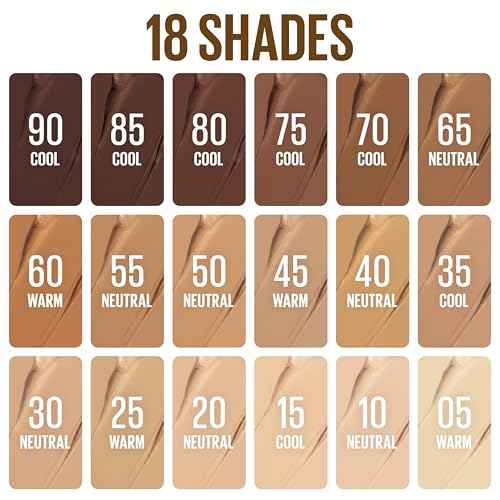 Maybelline Lifter Stix Multi-Use Face Stick - Contour, Bronzer, Concealer and Foundation Stick, All-In-One Creamy Face Makeup with Cranberry Seed Oil, 70, 1 Count