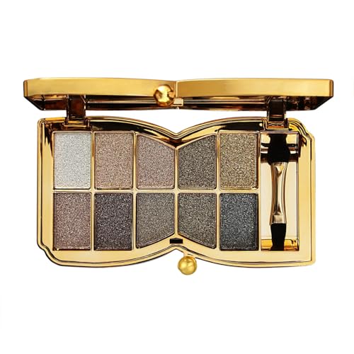 10 Color Glitter Eyeshadow Palette - Shimmer & Matte
