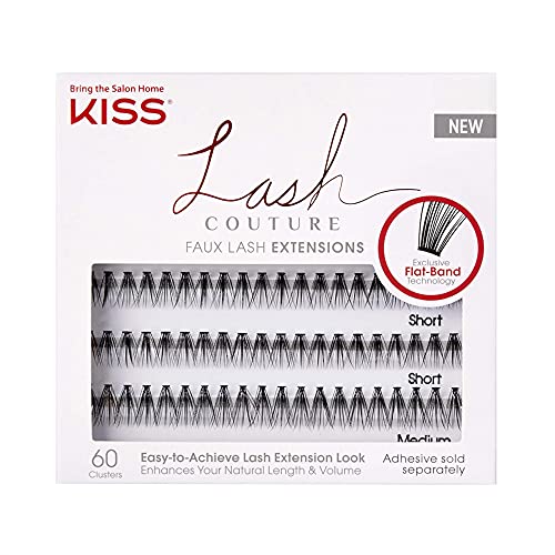 KISS Venus Lash Couture 60 Clusters Faux Mink Extensions