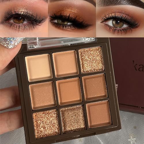 AMY'S DIARY 13 Color Eyeshadow Palette - Matte, Shimmer, Waterproof, Long-Lasting, Neutral & Smokey Looks