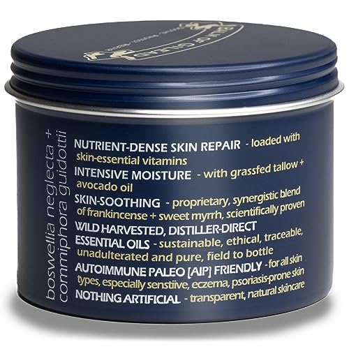 BALM OF GILEAD Foot Healing Cream - Frankincense & Sweet Myrrh Balm (4 oz)