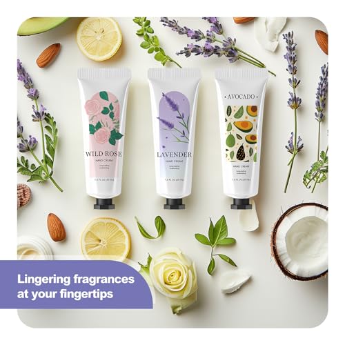 Spa Luxetique 10-Pack Travel Size Hand Cream Gift Set for Dry Hands