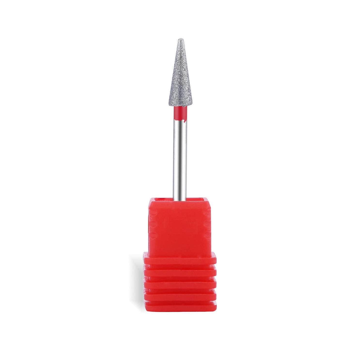 NMKL38 3/32" Tapered Diamond Nail Drill Bit Rotary Cuticle Clean Burr Nail Art File for Electric Drill Machine Manicure Pedicure Tool (Fine - 4.3x12.0)