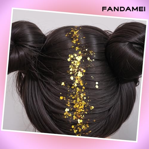 6-Color Body Glitter Gel Set - Face, Hair & Body Makeup