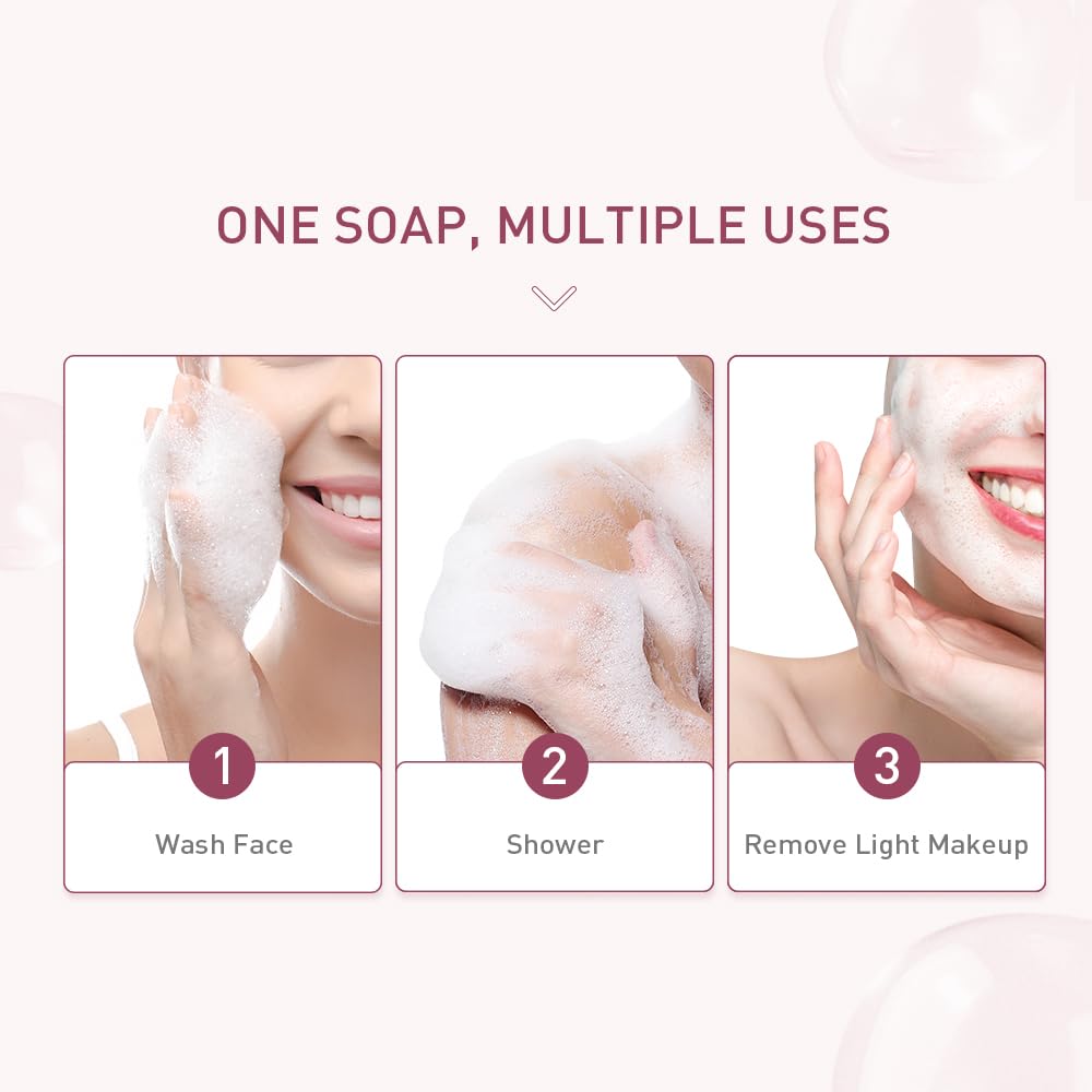 LANBENA PINK soap Moisturising Soap enhances skin elasticity, makes your skin more