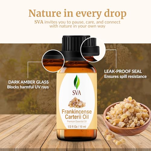 SVA Frankincense Essential Oil - 10ml for Diffuser & Skin Care