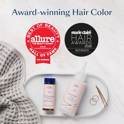 eSalon Permanent Hair Color Kit Medium Blonde 8N - Gray Coverage & Professional Results