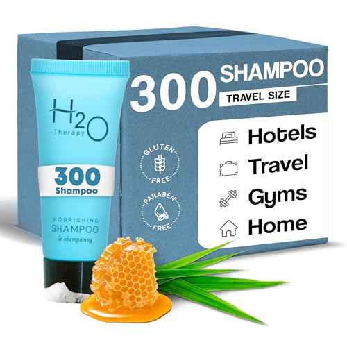 H2O Therapy Shampoo, Travel Size Hotel Hospitality, 0.85 oz (Case of 300)