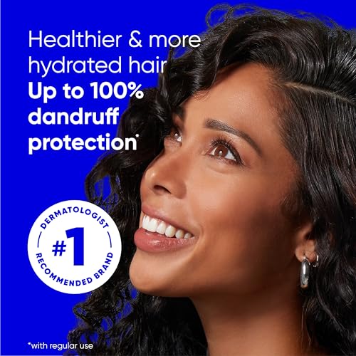 Head & Shoulders Shea Butter Anti-Dandruff Shampoo 28.2oz – Sulfate-Free Daily Moisture for Curly & Coily Hair