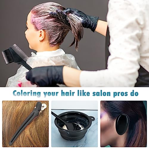 Xarchy 10-Piece Hair Bleach Kit with Dye Brush & Color Bowl
