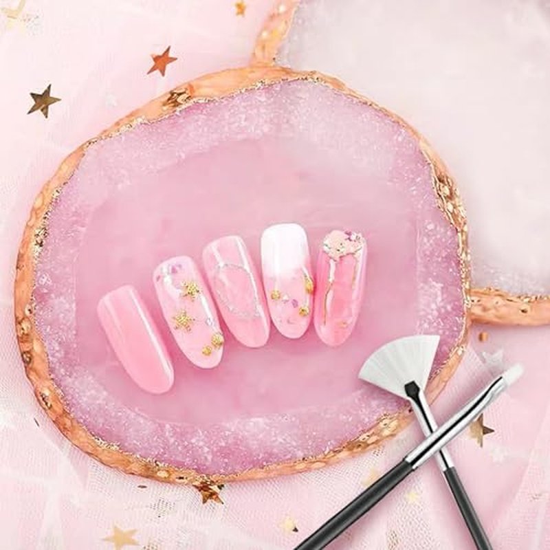 22-Piece Nail Art Tool Set with Resin Palette & Brushes