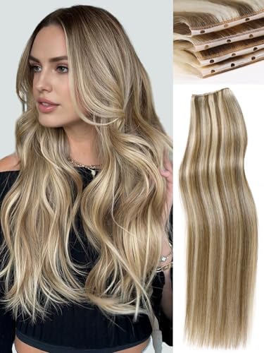 Butterfly Weft Human Hair Extensions 18 Inch 50g