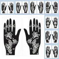 16 Sheet Henna Tattoo Stencil Kit for Hand & Body Art