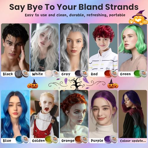 Temporary Purple Hair Wax - Washable Color Styling Gel