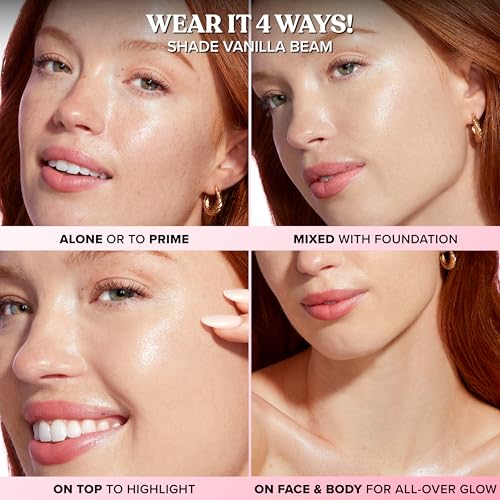 Too Faced Born This Way Super Glow Multi-Use Highlighting Skin Enhancer | Hydrating Natural Glow Gel with Radiant Finish for Illuminated Skin | Non-Greasy + Blendable