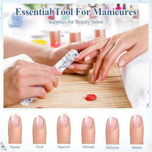 Lasnten 50 Pcs Wedding Bridal Shower Party Favors Chinoiserie Floral Nail Files Bulk Thank You for Celebrating with Us Double Sided Emery Boards for Guests Bridesmaid Bachelorette Baby Shower Party