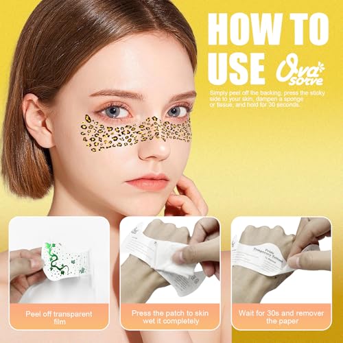 Cheetah Freckles Temporary Face Tattoo - Waterproof Leopard Spots (8 Sheets)