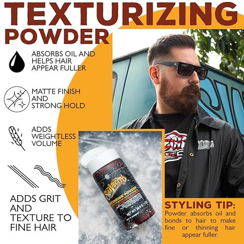 Suavecito Texturizing Hair Powder - Volume & Matte Finish