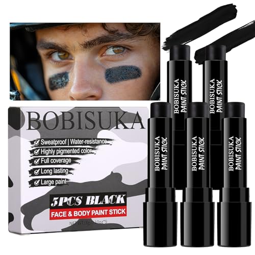 Eye Black Stick for Sports – Anti-Glare Football Makeup (5pc)