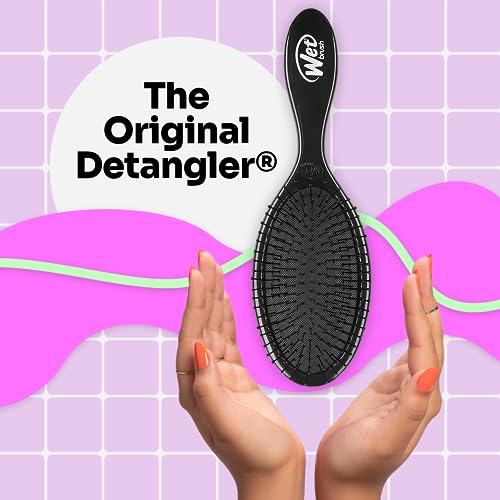 Wet Brush Original Detangler Hair Brush, Purple (Serene Daydream) - Ultra-Soft IntelliFlex Bristles - Detangling Brush Glides Through Tangles For All Hair Types (Wet Dry & Damaged Hair) - Women & Men